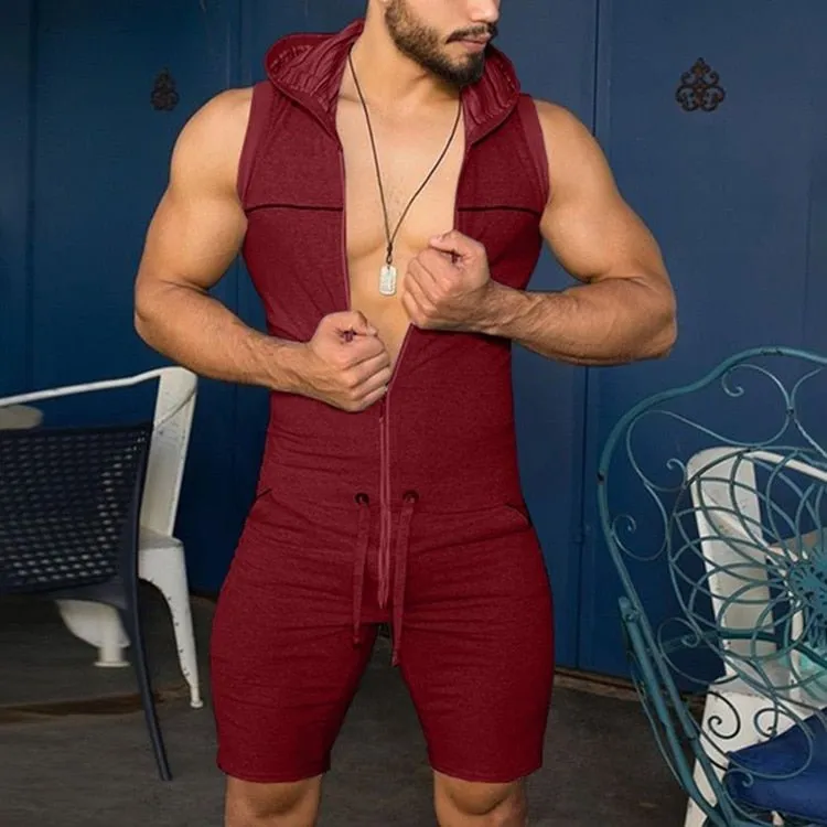 Zip Up Hooded Onesie