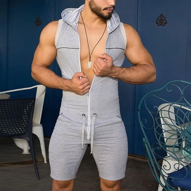 Zip Up Hooded Onesie